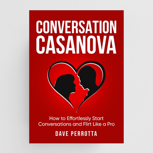 Powerful book cover for a top dating advice book for men Design by Aziel Design