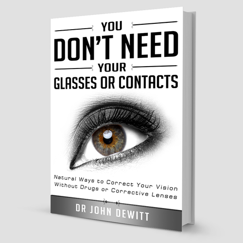 Natural Vision Correction Book Cover! Design by Ptiplex