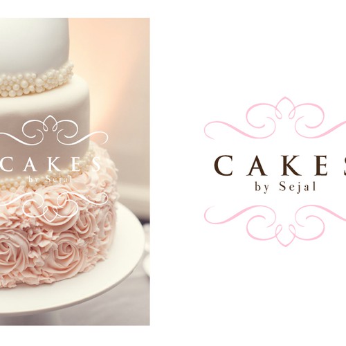 New logo for a young and inspiring luxury wedding cake company Design by wonderland office