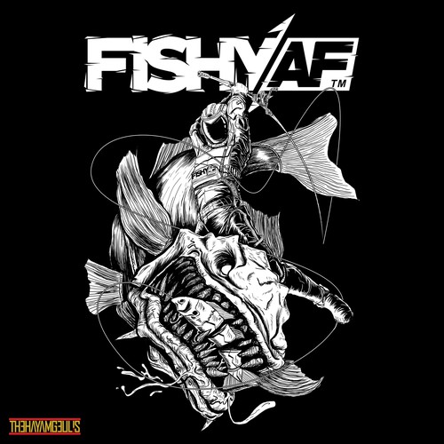 Diseño de Fishing Astronaut - Swimbait Shirt de hayamgeulis