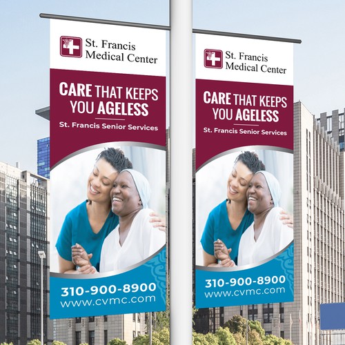 Design a banner that attracts older adults & families to use our specialized senior care & services Design by Sketch Media™