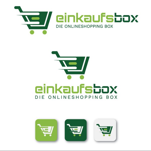 Einkaufsbox logo design