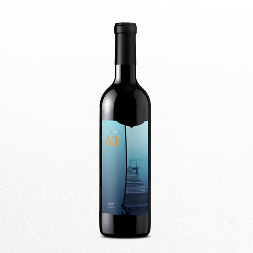 Landing 63 Wine Label Design by taras m