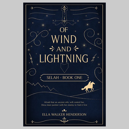 Fantasy book cover design Design by Wonderburg