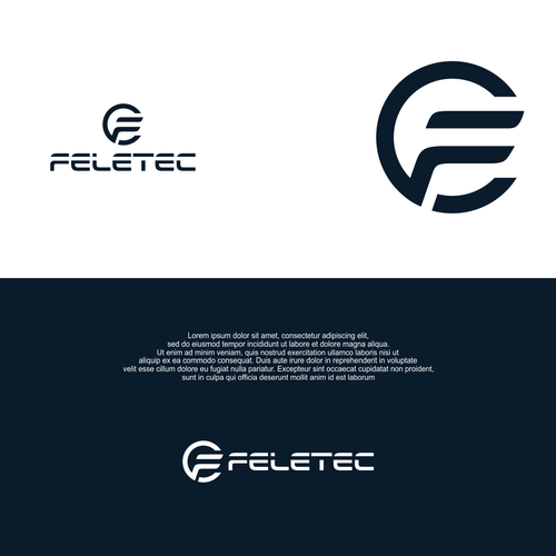 Design feletec Logo por RowSheet