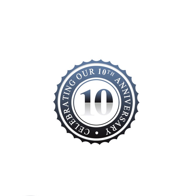 Business 10th Anniversary Logo