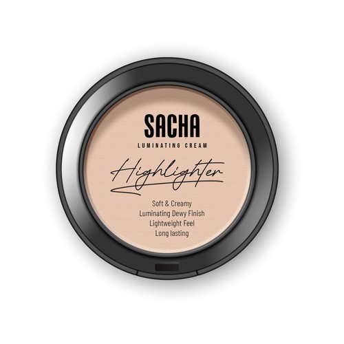 Sacha Luminating Cream Highlighter Design by Andy William
