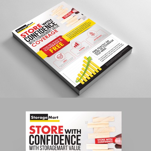 International Use StorageMart Value Coverage Flyer Postcard, flyer or