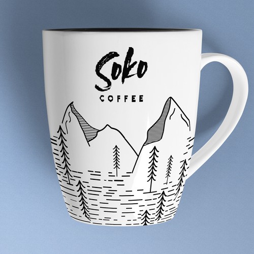 12 cup and mug designs that hold water - 99designs