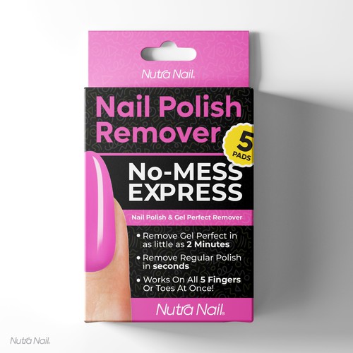 Nutra Nail Gel Remover Design by Seif.