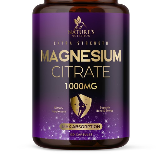 Premium Magnesium Citrate Design needed for Nature's Nutrition Design by UnderTheSea™