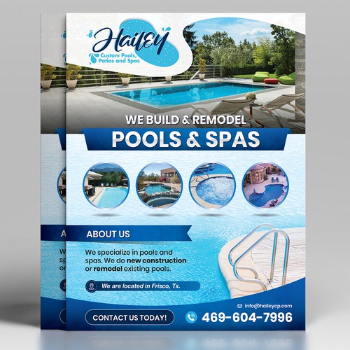 Pool Flyer Design réalisé par Maximillian