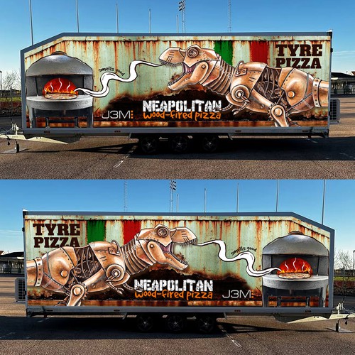 PIZZA trailer - be creative! Design von Rockyman