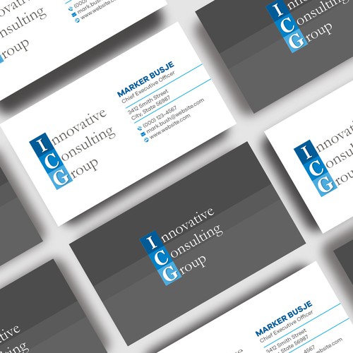 Design di ICG Business Cards di Shila Rani Das
