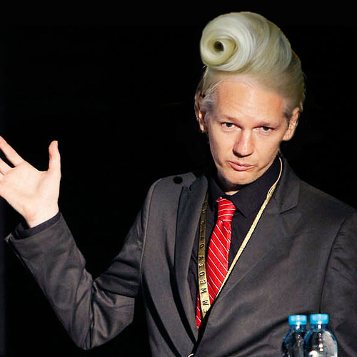 Design the next great hair style for Julian Assange (Wikileaks) Diseño de Isabels Designs