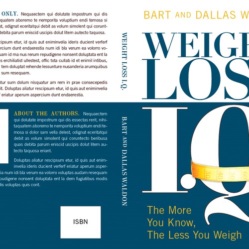 Design a creative and simple cover for weight loss book Design by TeaBerry