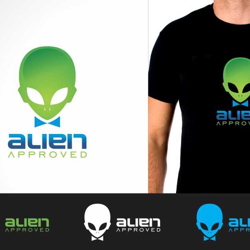 Create a Alien Approved logo for apparel brand Design by rinnanto