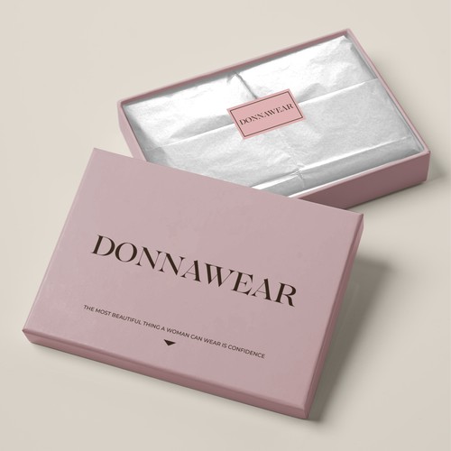 Design of unique menstrual underwear packaging