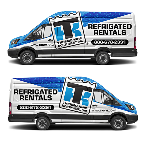 Design a bold and attention seeking van wrap for Thermo King Northwest