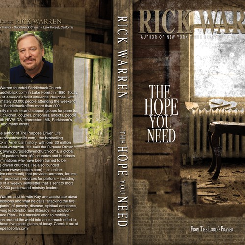 Design Rick Warren's New Book Cover Diseño de damax