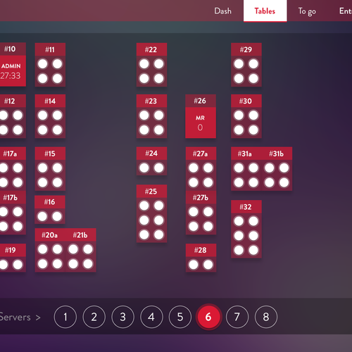 Redesigning a new user interface for a restaurant point-of-sale system Design by MaisonHueco™