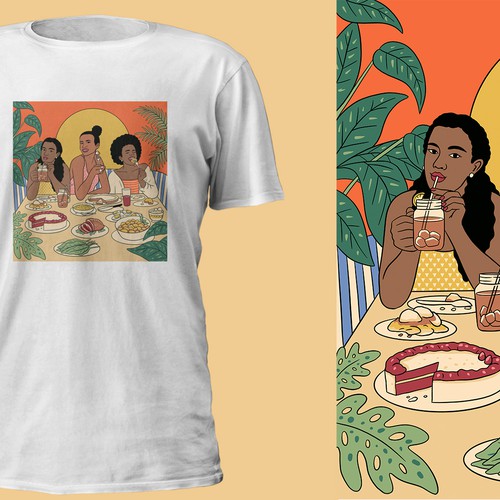 Design Soul Food/Foodie Themed T-Shirt Designs di thegarapan