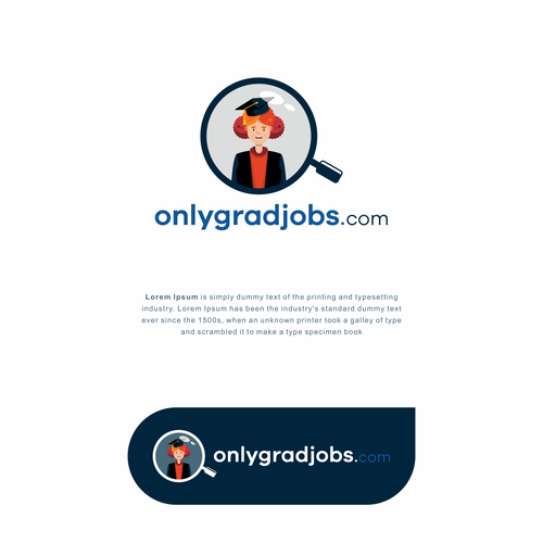 Design a brand NEW logo for a GRADUATE job board Design by keep-w1