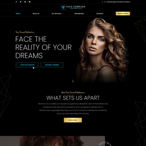 Dark Homepage Design Design by Jasmin_A