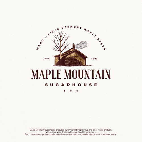 Create a logo for a Vermont Maple Syrup producer that captures this pure, natural & tasty sweetener Design by Vilogsign