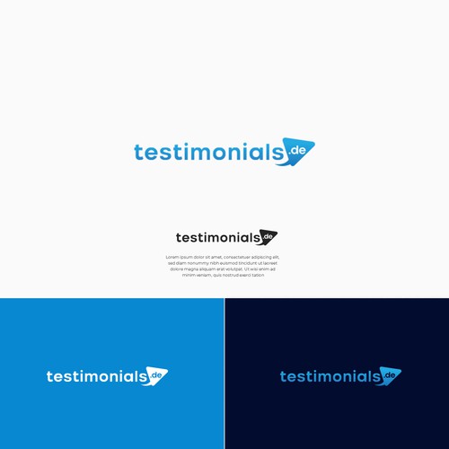 Create stunning logo for new testimonials.de company Design by Bali Studio √