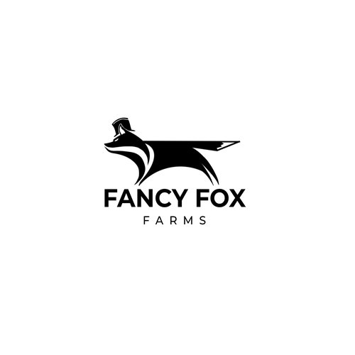The fancy fox who runs around our farm wants to be our new logo! Diseño de odio