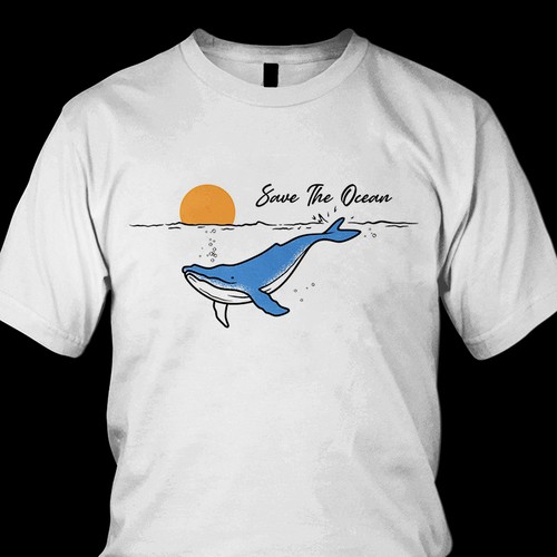 SAVE THE OCEAN OR SAVE THE OCEANS Design réalisé par ~ RVGS ~