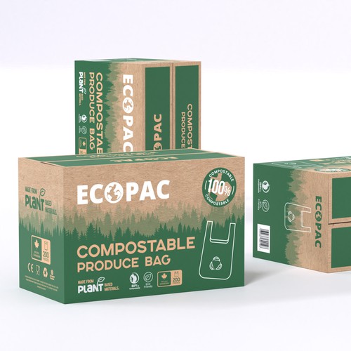 ECO FRIENDLY PACKAGING BOX DESIGN Diseño de DG[Graphix]