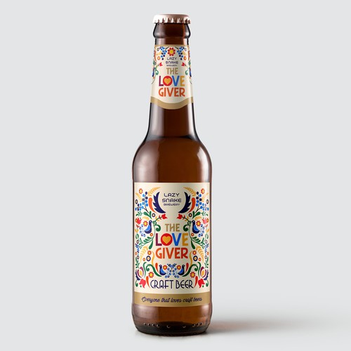 Beer **bottle** label Design by Nirmana92