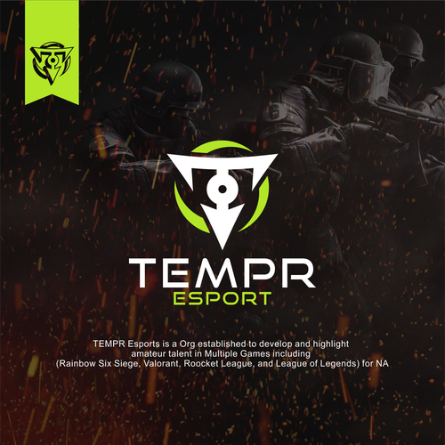 Logo for TEMPR Esports Design by WADEHEL