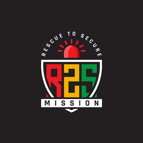 R2S Mission design logo (Rescue to Secure Mission) Design by HOD Experts ™