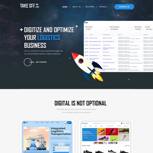 Design for high-end software development agency Design von Webenix Solutions