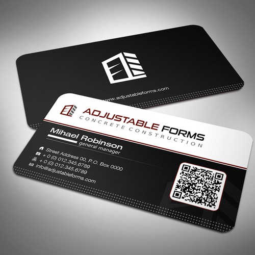Adjustable forms inc. - business card, stationary, powerpoint