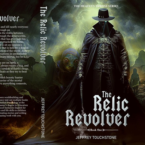Cover and Spine Design for Fantasy Adventure Novel The Relic Revolver Design by SusansArt