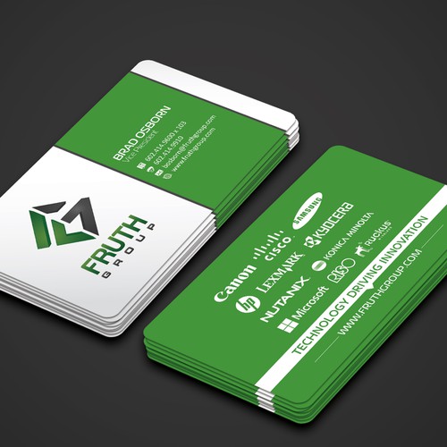 New High Tech Business Cards for High Tech Company Design by (VEER)
