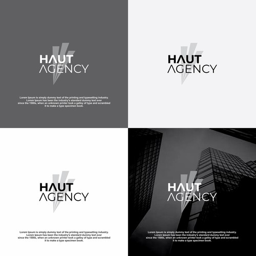 Talent agency logo design Design by StaicyDesign