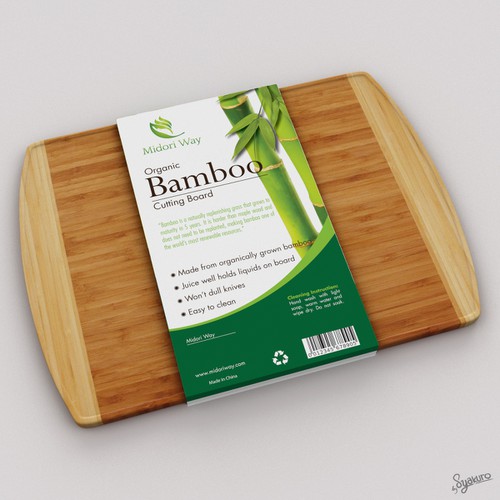 Packaging Sleeve for Bamboo Cutting Board Product packaging contest
