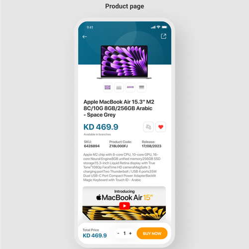 E-commerce Mobile UI/UX Design by 7plus7