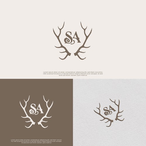 Rustic western logo for Apartments in Jackson Hole, Wyoming Design by be.Infantry