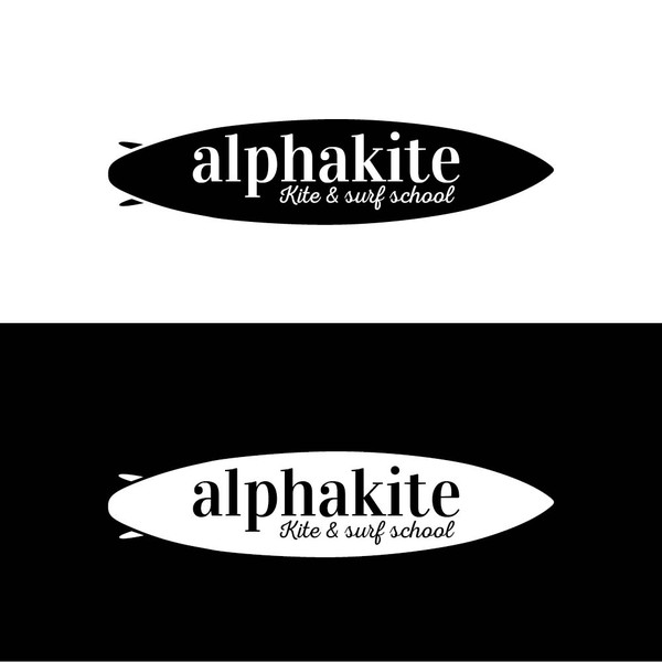 Logo escuela de surf y kitesurf