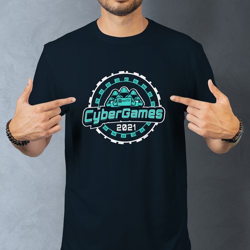 Hacking cybersecurity competition t-shirt design Design by erislii