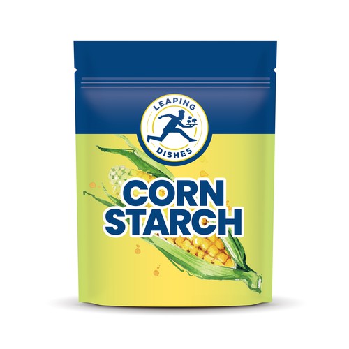 Need a BOLD DESIGN FOR CORN STARCH IN RESEALABLE BAG Design by 3311design