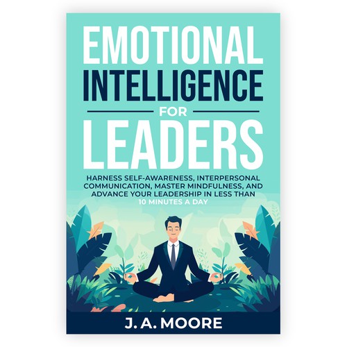 Need an Emotional Intelligence for leaders book cover. Design by Unboxing Studio