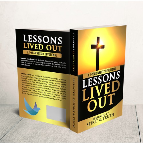 We need a captivating cover for our 1-year Devotional! Design by Zahari Studio