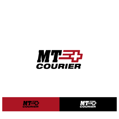 "MT COURIER LOGO 🚗 ⭐️" winning Logo design
